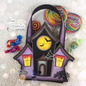 Apostila Halloween + Apostila de Acessórios (Sacolinha e Porta Pirulito) - (Antiguinho)