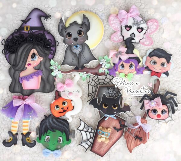 Apostila Halloween + Apostila de Acessórios (Sacolinha e Porta Pirulito) - (Antiguinho) - Imagem 2
