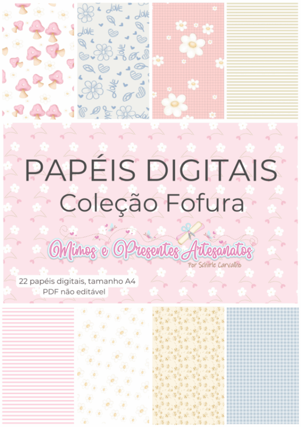 Papéis Digitais - Coleção Fofura