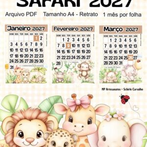 Arquivo Calendário 2027 - Safari.